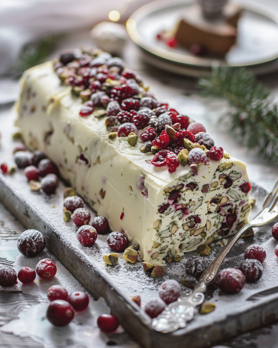 Easy Cranberry Pistachio Cheese Log Recipe