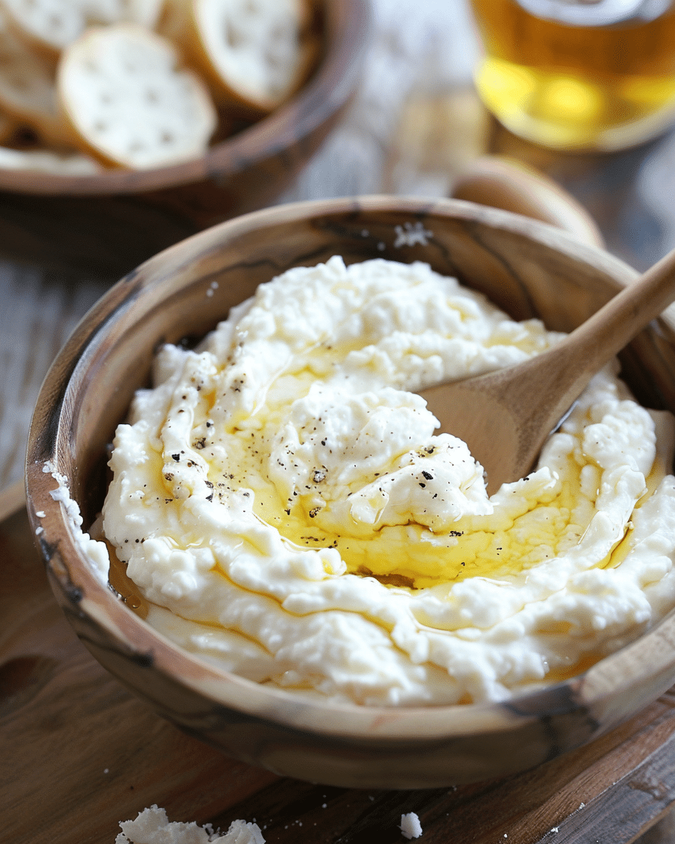 Whipped Feta with Honey Dip – A Creamy, Sweet, and Savory Appetizer