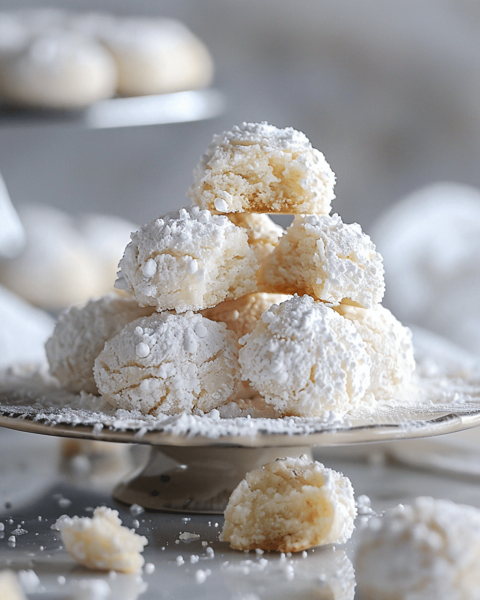 Italian Wedding Cookies Recipe – Buttery, Tender, and Melt-in-Your-Mouth Delicious