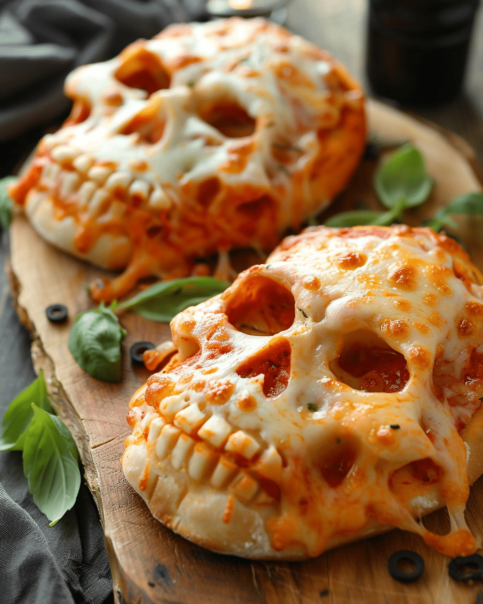 Pizza Skulls Recipe – A Spooky, Cheesy, and Delicious Halloween Treat