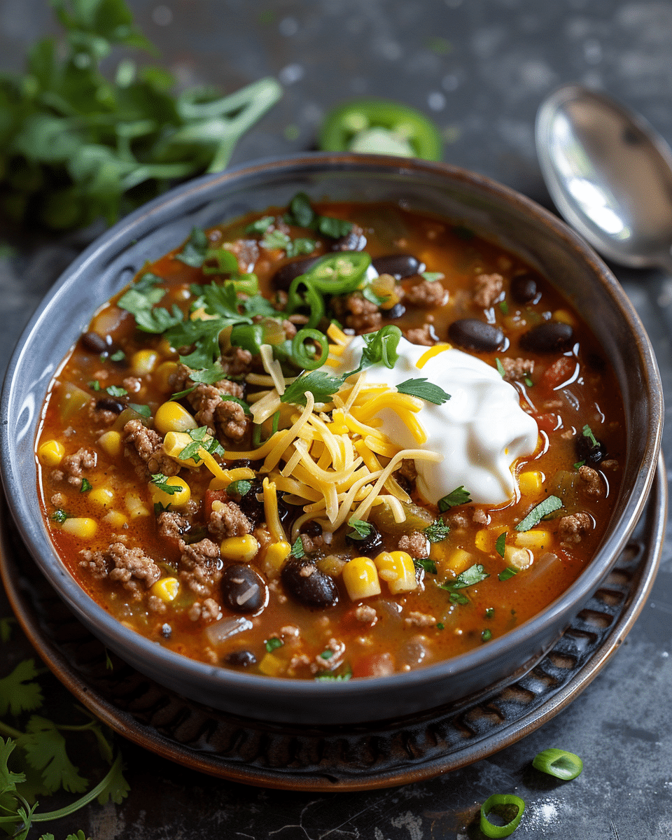 Easy Taco Soup Recipe