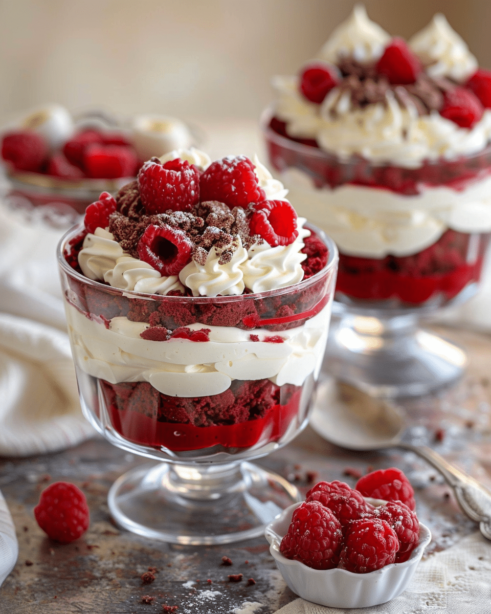 Red Velvet Trifle Cups: An Easy and Delicious Layered Dessert