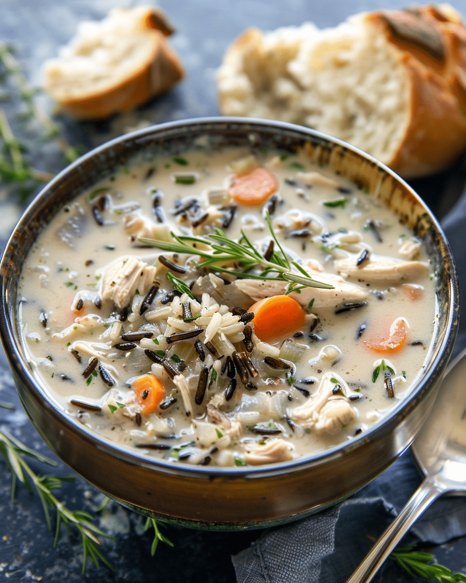 Creamy Chicken and Wild Rice Soup