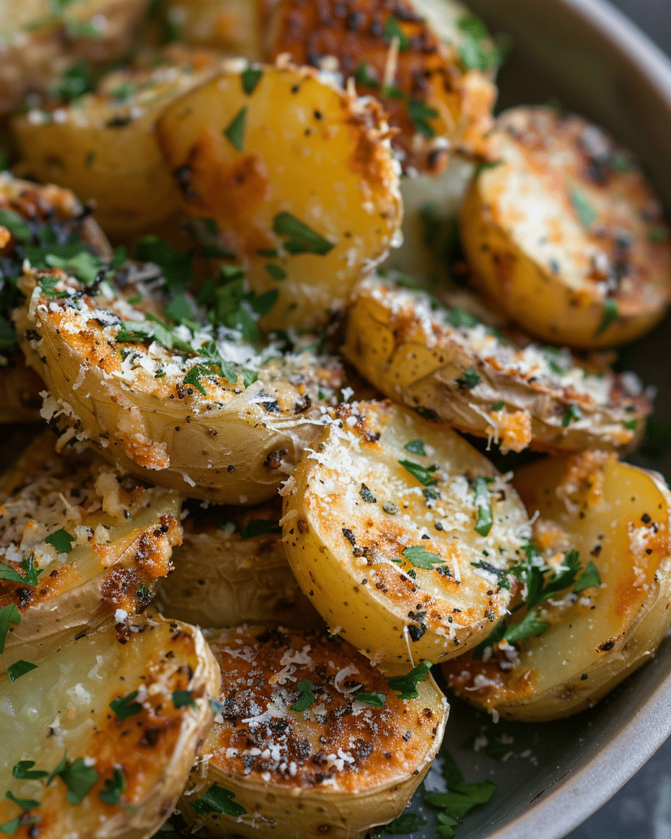 Oven Roasted Parmesan Potatoes