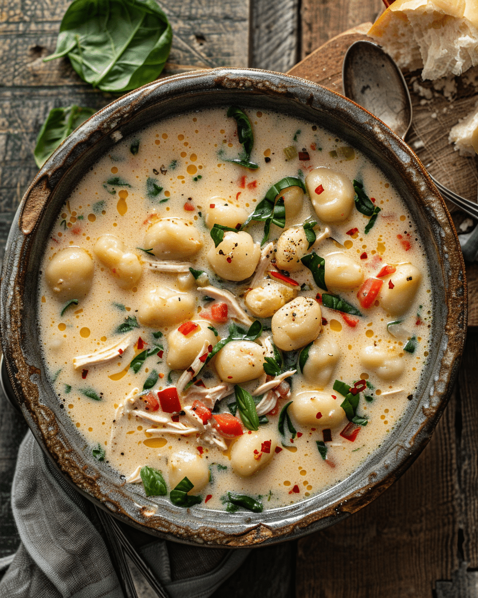 Creamy Gnocchi Chicken Soup