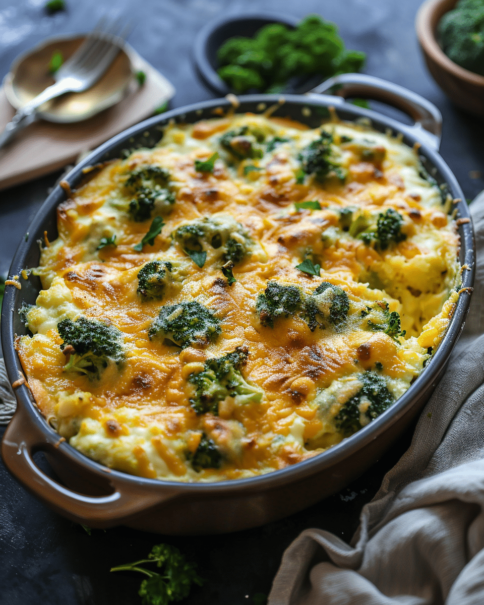 Awesome Broccoli Cheese Casserole