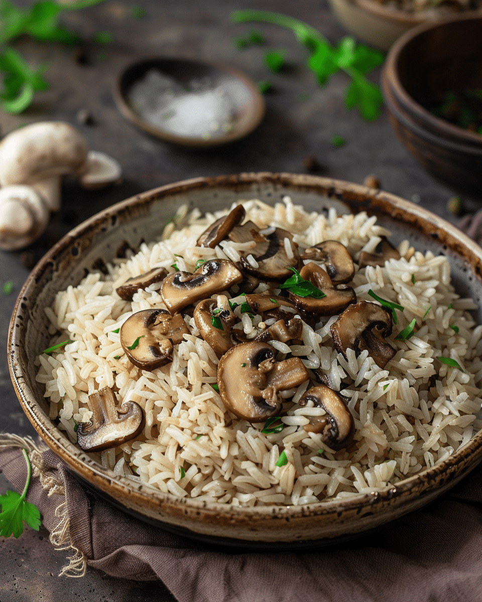 Mushroom Rice Recipe – Easy, Flavorful, and Perfectly Fluffy
