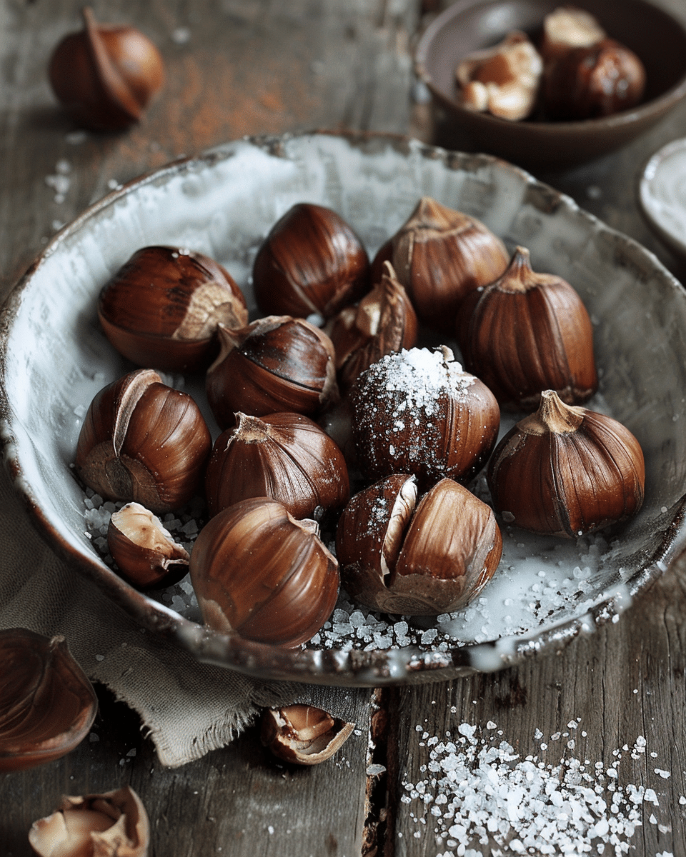 Chestnuts with Salt: An Easy and Delicious Roasted Chestnuts Recipe