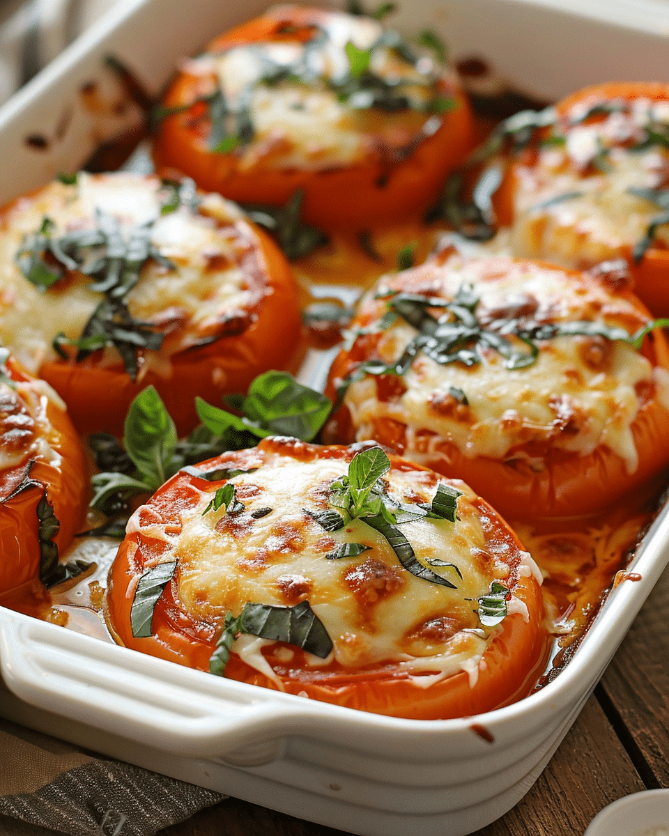 Baked Tomatoes Oregano Recipe – Easy, Cheesy, and Full of Flavor