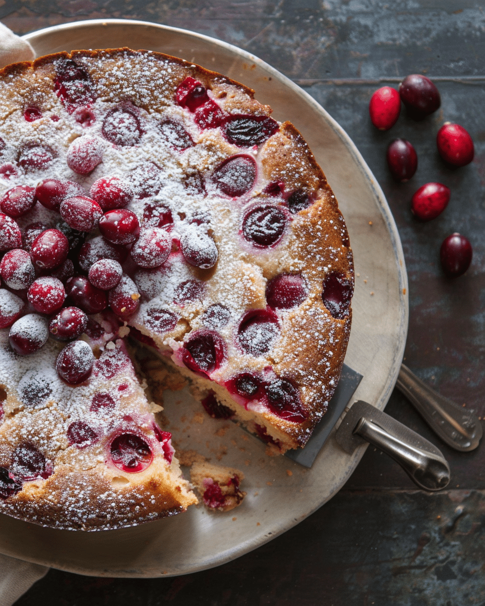 Almond Cranberry Cake – A Moist, Buttery, and Delicious Holiday Treat