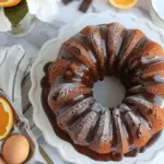 Orange Bundt Cake with Chocolate Glaze
