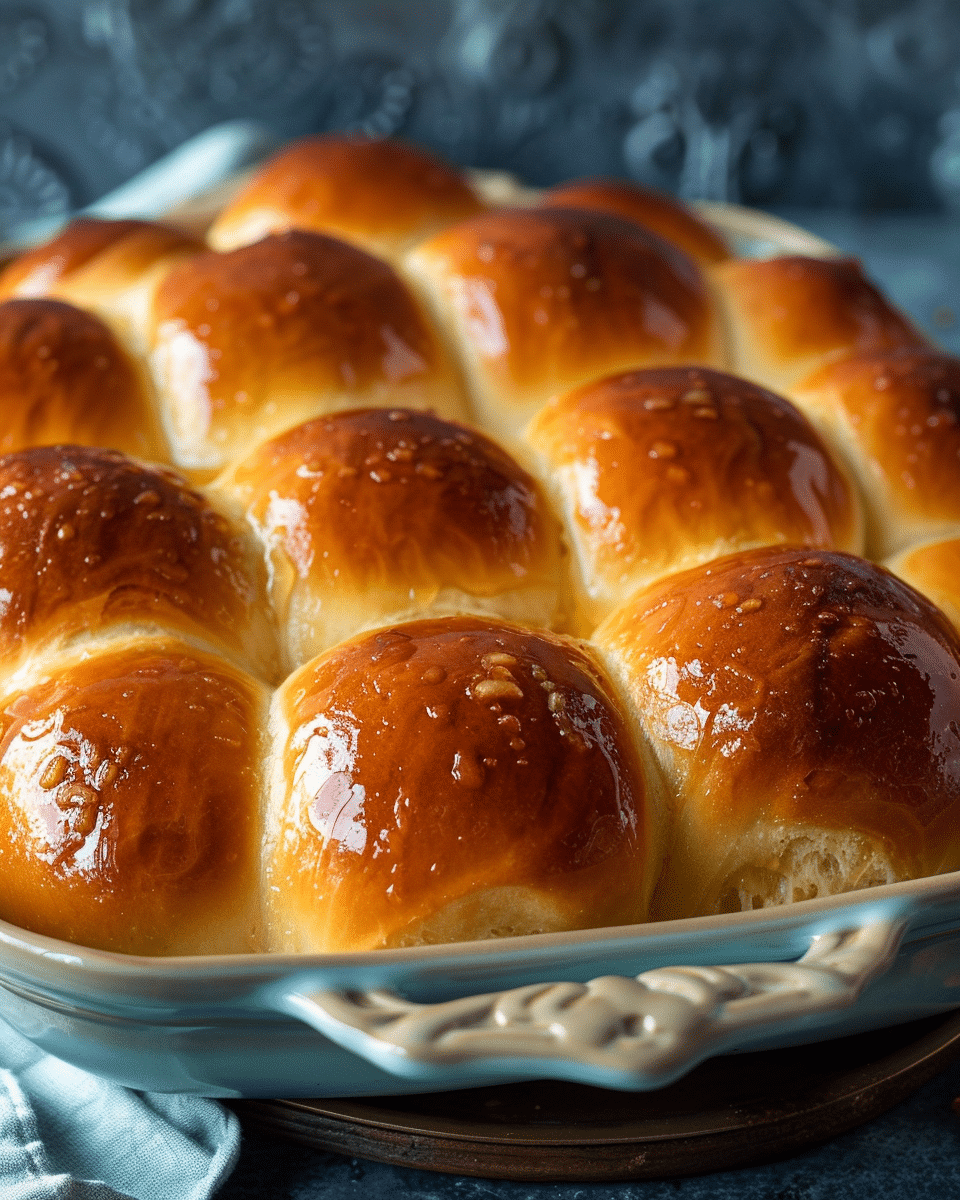 Salted Honey Butter Parker House Rolls