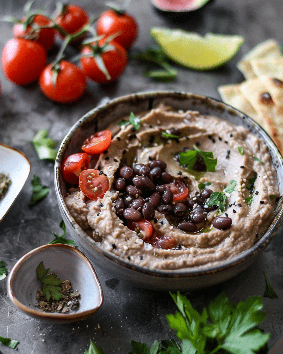 Black Bean Hummus Recipe – Easy, Creamy, and Full of Flavor