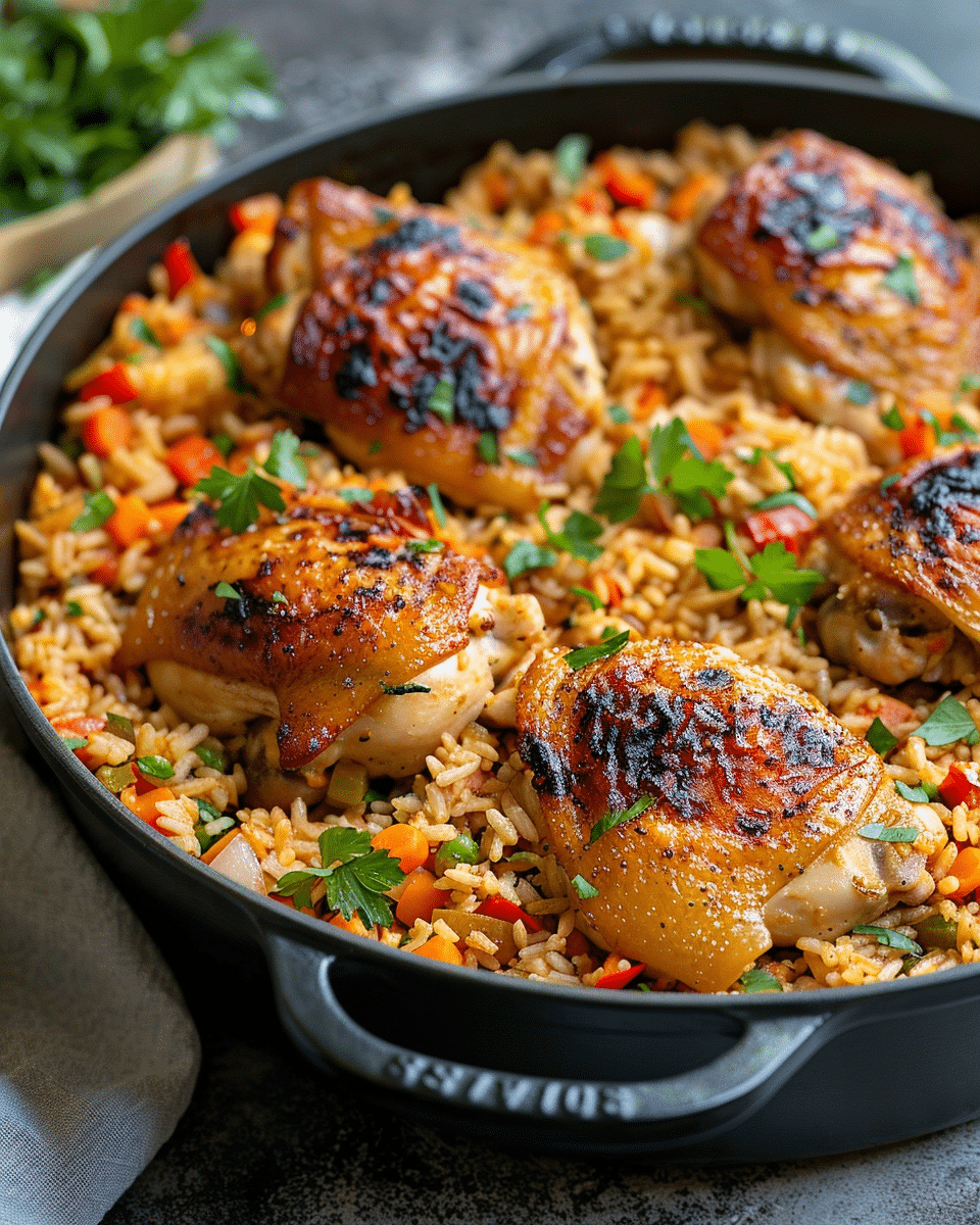 One-Pot Chicken and Rice: An Easy, Healthy, and Flavorful Family Dinner