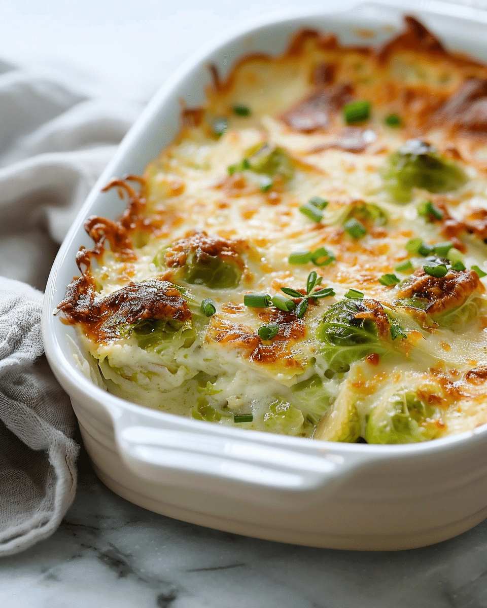 Brussels Sprouts Gratin