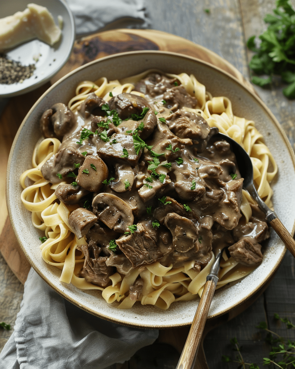 Classic Beef Stroganoff