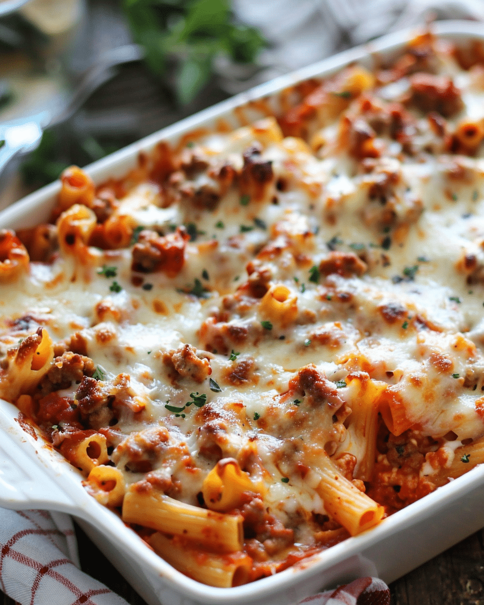 Easy Baked Ziti Recipe – A Cheesy, Comforting Family Favorite